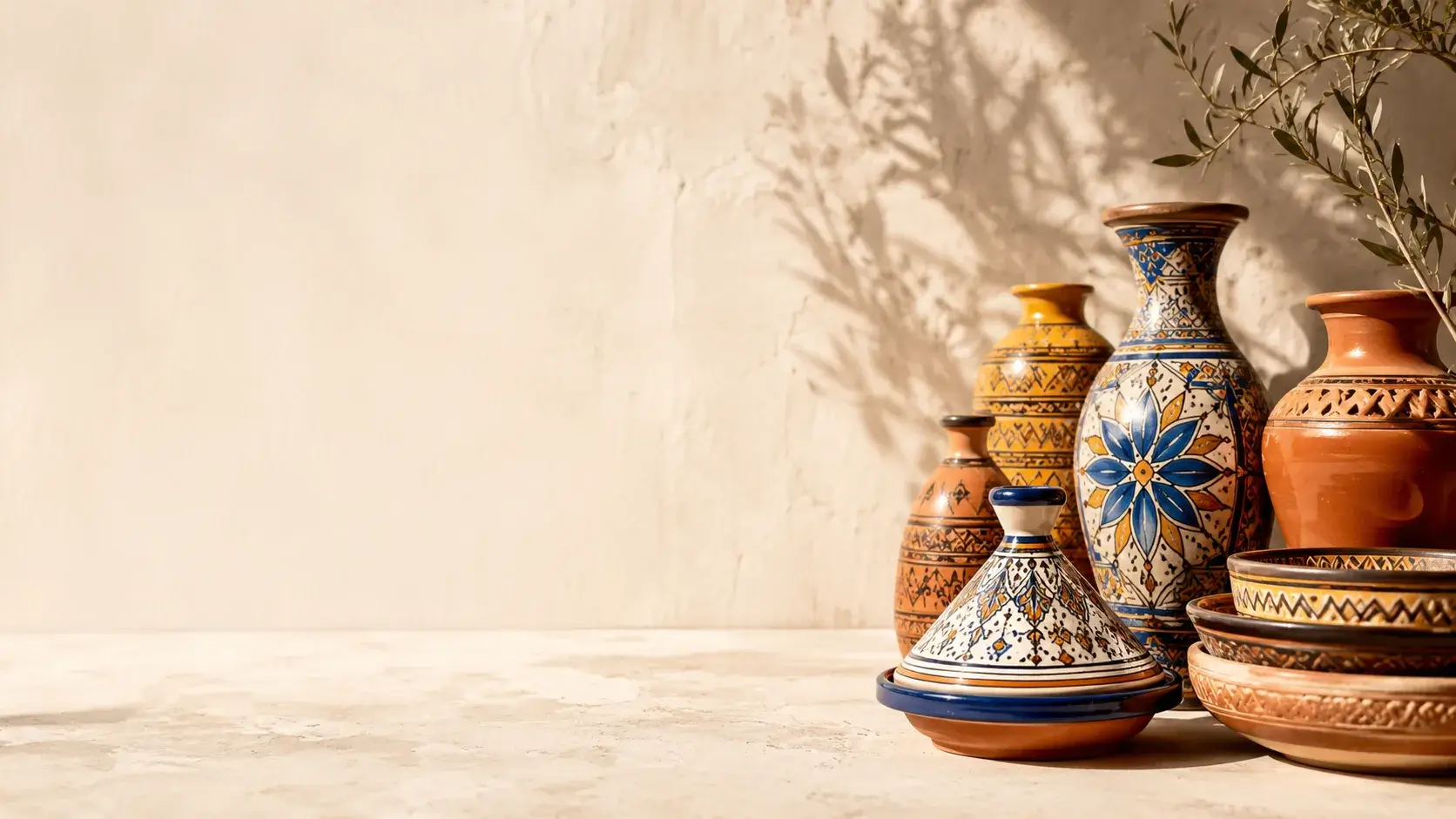 Premium Crafted Moroccan Pottery Export