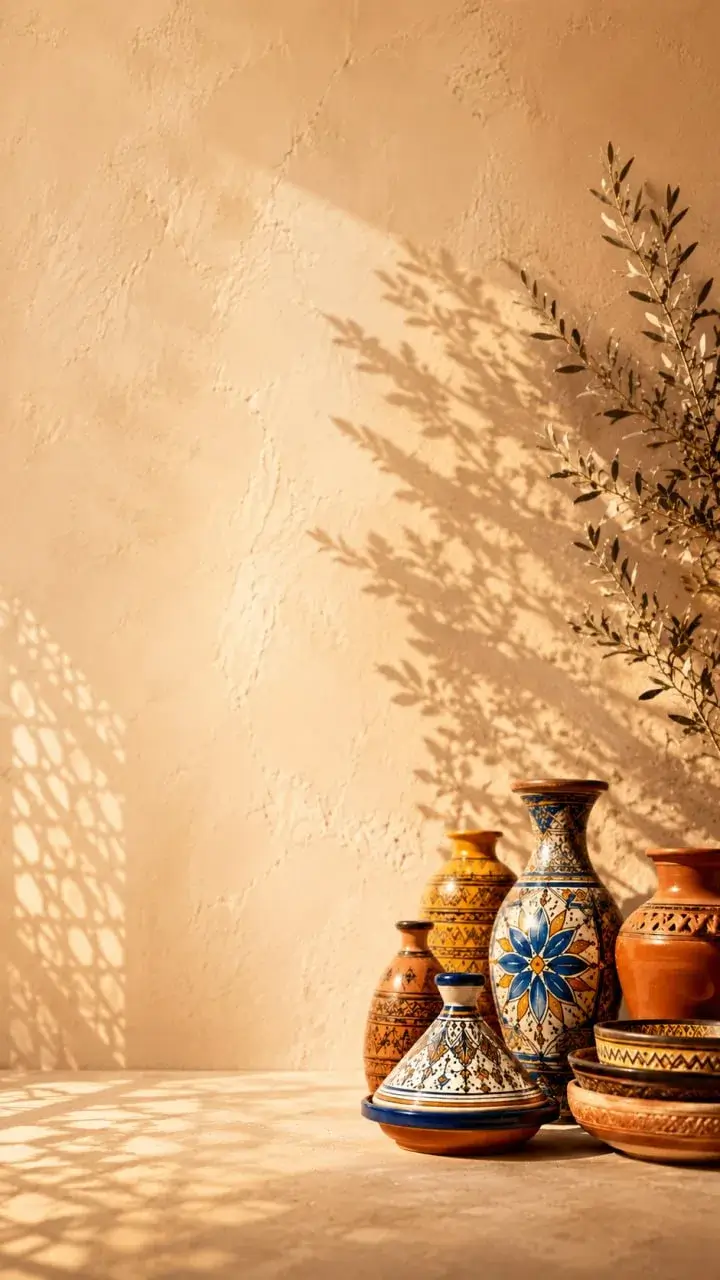 ClayOria Artisanal Moroccan Clay Mobile